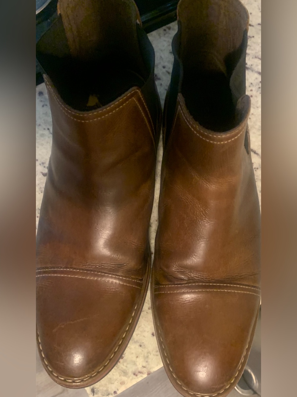 Cole Haan Men's Brown Leather Grand 360 Chelsea Boots Size 10.5 M